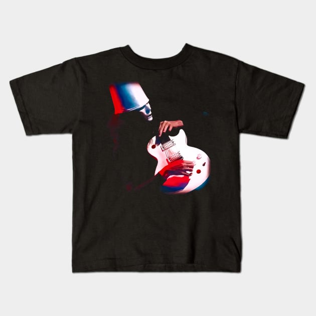Buckethead Ghost Host Kids T-Shirt by Eratas